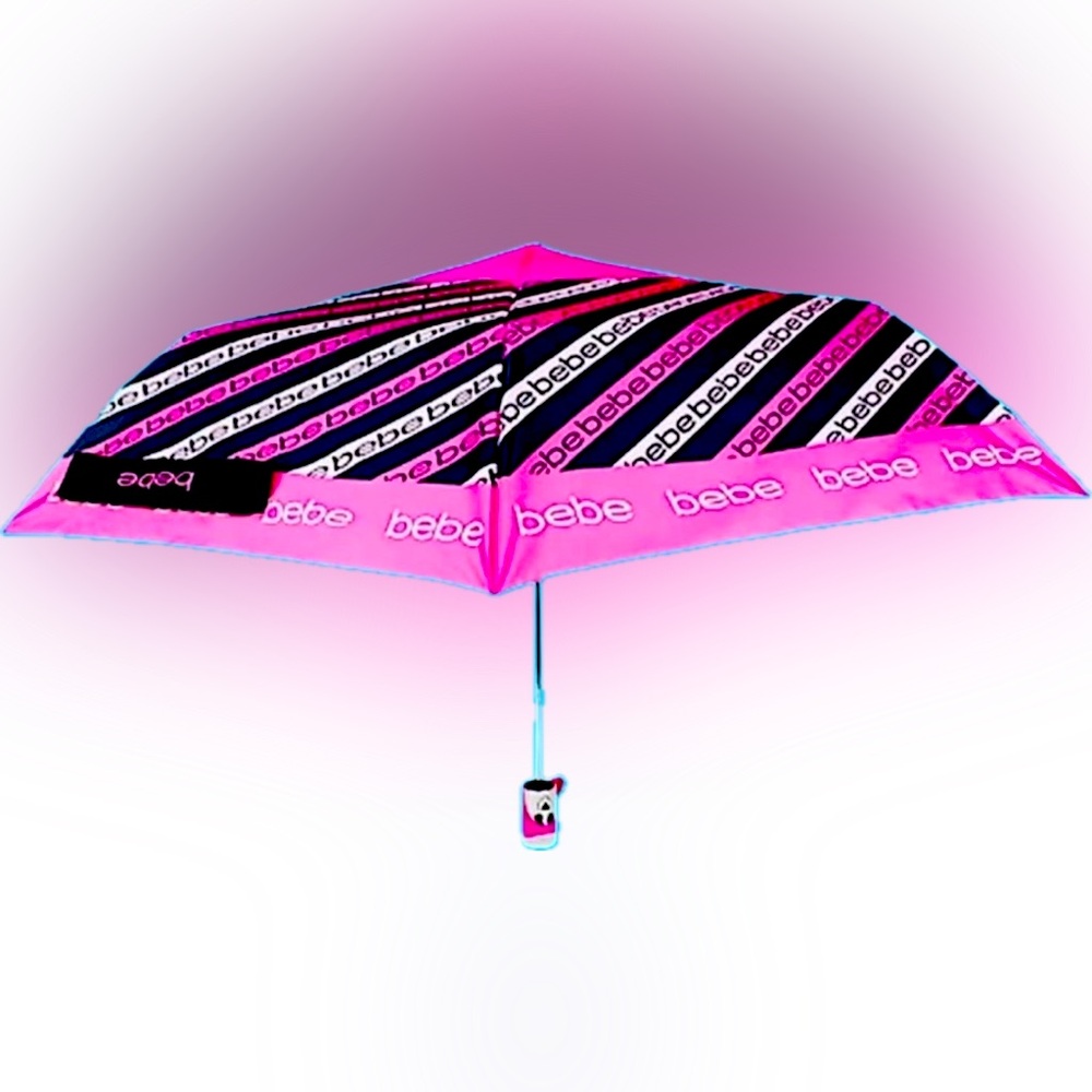 Pink Bebe Automatic Open Umbrella Windproof.